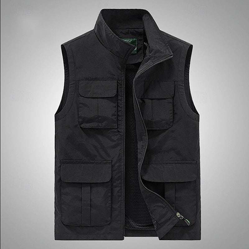 Men's Multi-Pocket Utility Vest