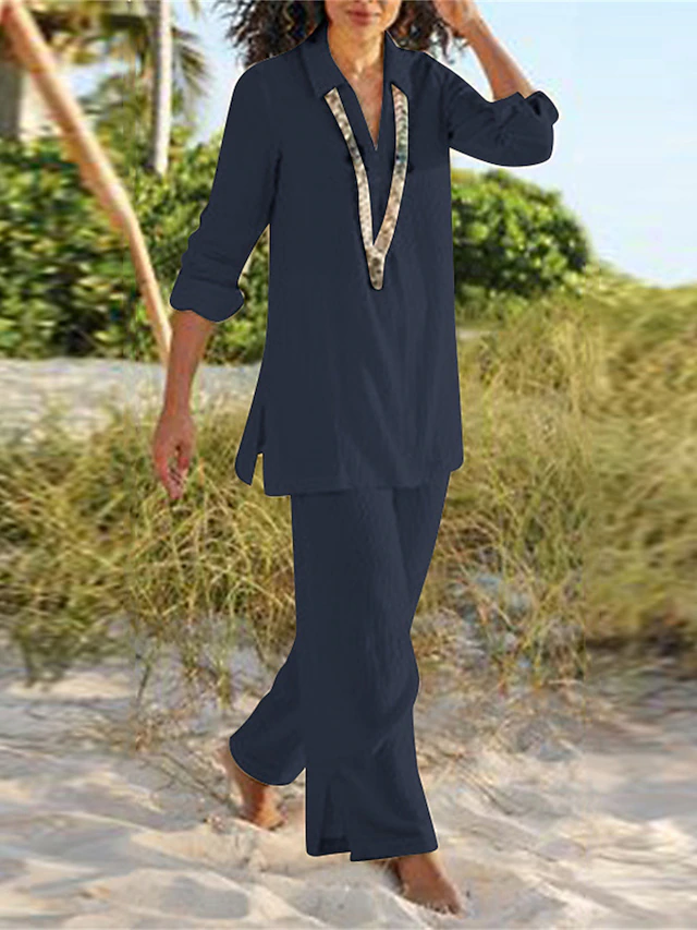 Two-Piece Lounge Set, Women's Relaxed Fit