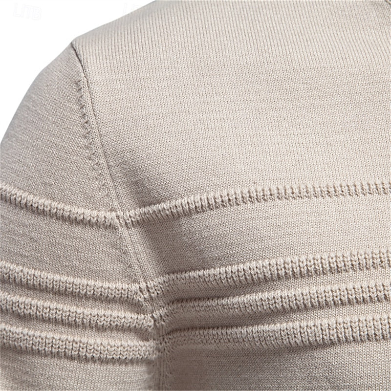 Crewneck Sweater, Men's Textured Fit