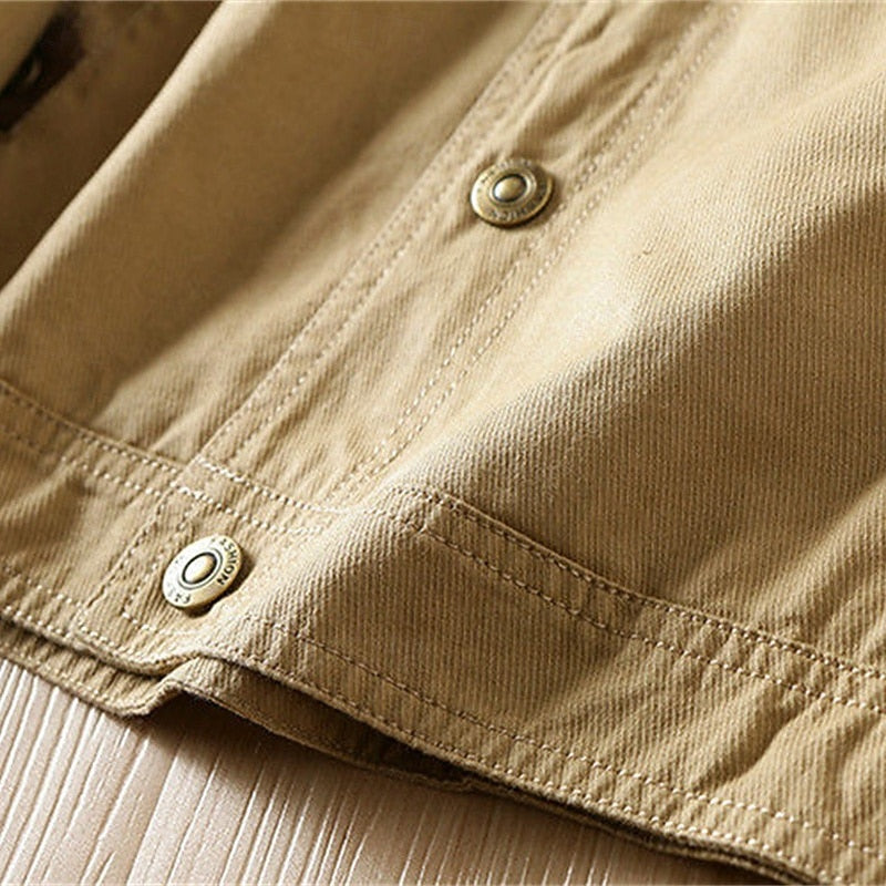 Rugged Utility Jacket for Men, Plus Size