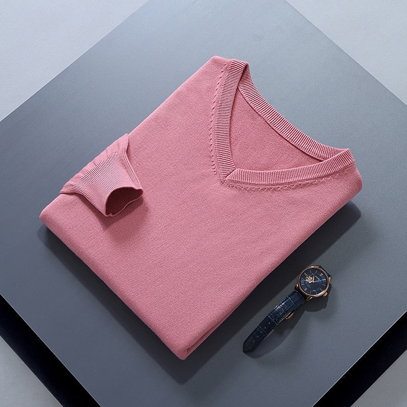 V-Neck Sweater, Men's Refined Fit