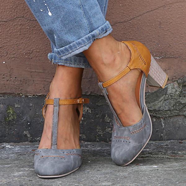 Block-Heel Mary Janes for Women, Timeless Style