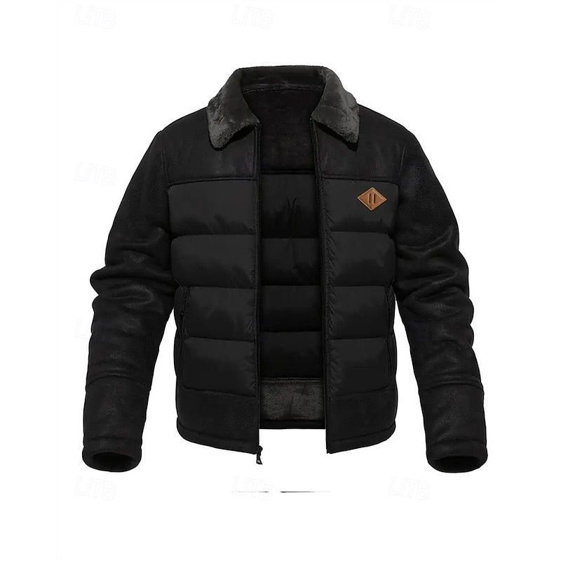 Insulated Winter Puffer Jacket for Men
