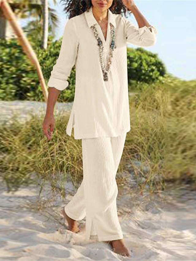 Two-Piece Lounge Set, Women's Relaxed Fit