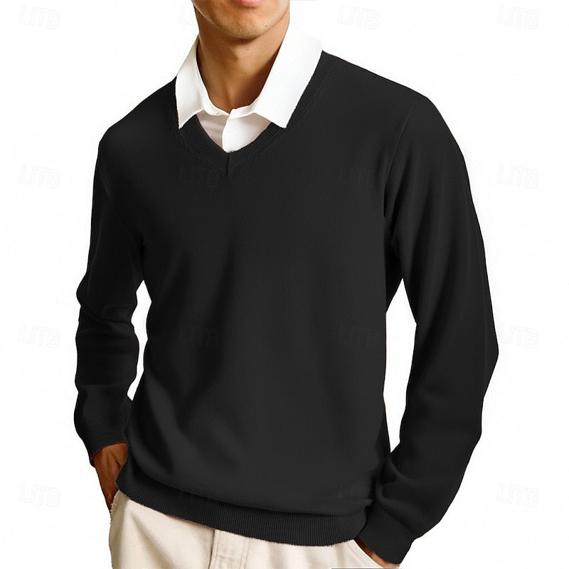V-Neck Sweater, Men's Classic Fit