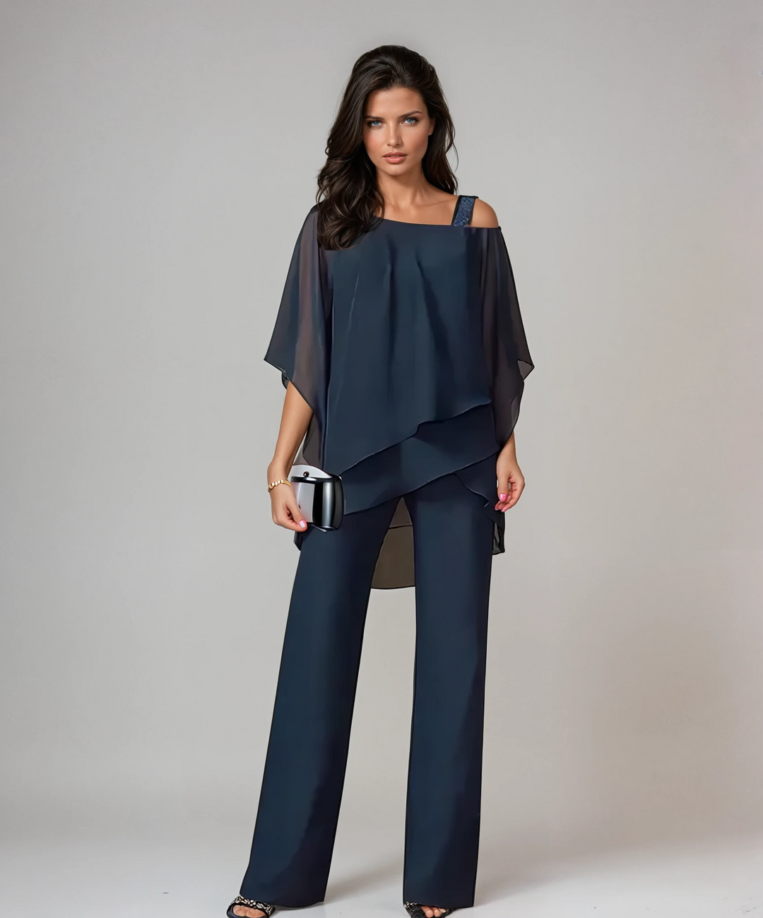 Two-Piece Layered Set, Women's Elegant Fit