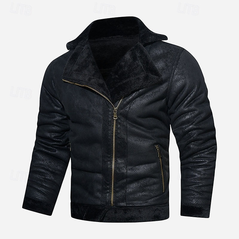 Rugged Biker Jacket for Men