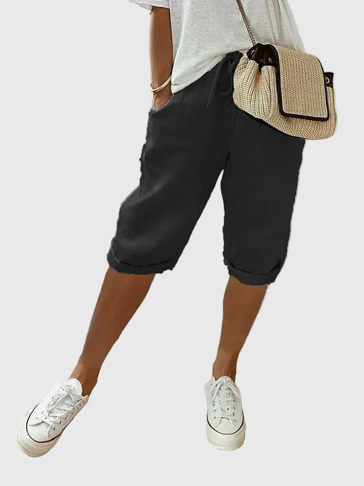 Soft Tailored Comfort Shorts for Women