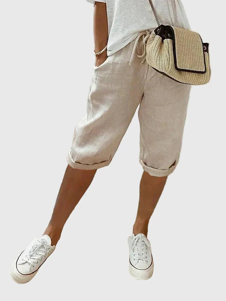 Soft Tailored Comfort Shorts for Women