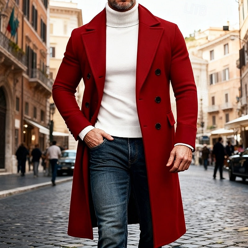 Long Overcoat, Men's Refined Fit