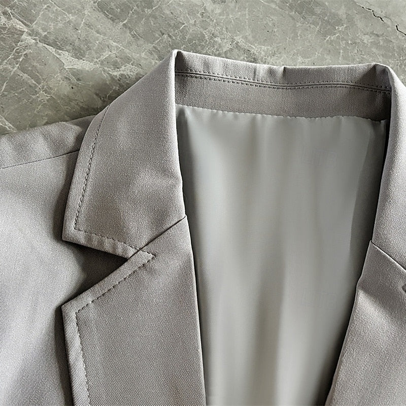 Single-Breasted Blazer, Men's Refined Fit