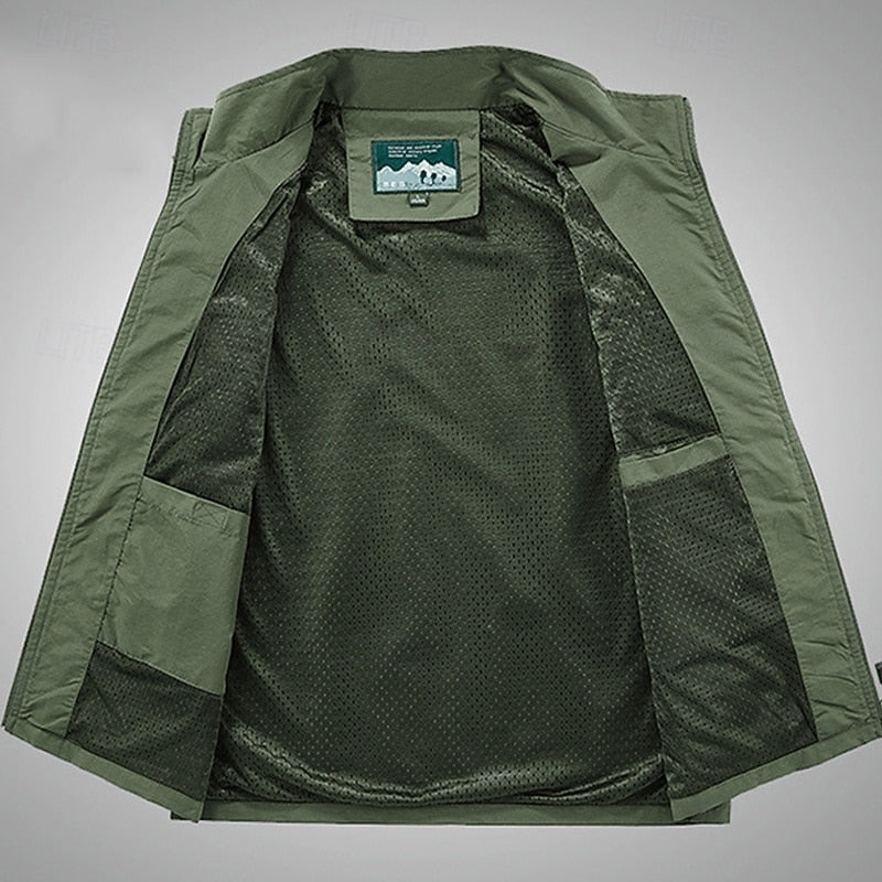 Men's Multi-Pocket Utility Vest