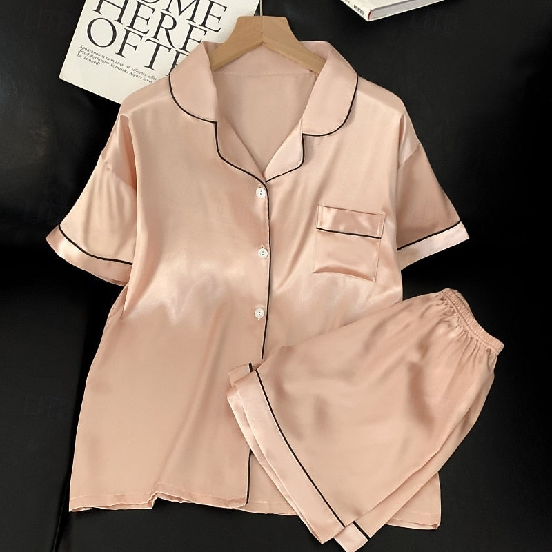 Two-Piece Lounge Set for Women, Elegant Style
