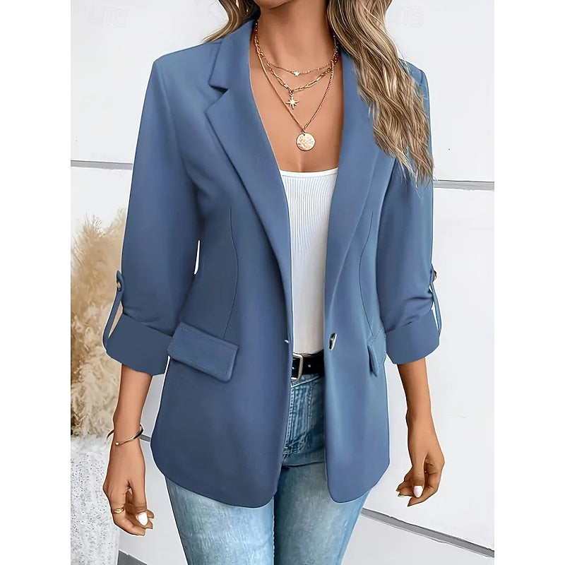 Open-Front Blazer, Women's Tailored Fit