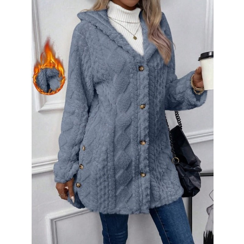 Hooded Jacket, Women's Cozy Fit