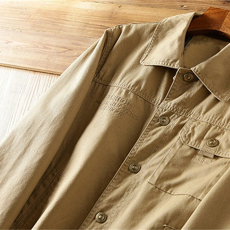 Rugged Utility Jacket for Men, Plus Size
