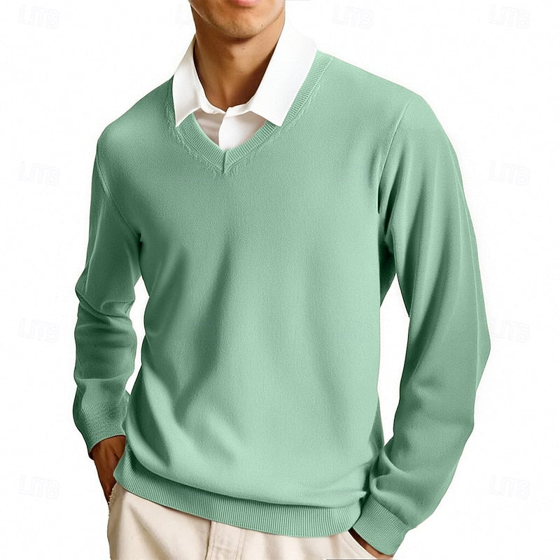 V-Neck Sweater, Men's Classic Fit