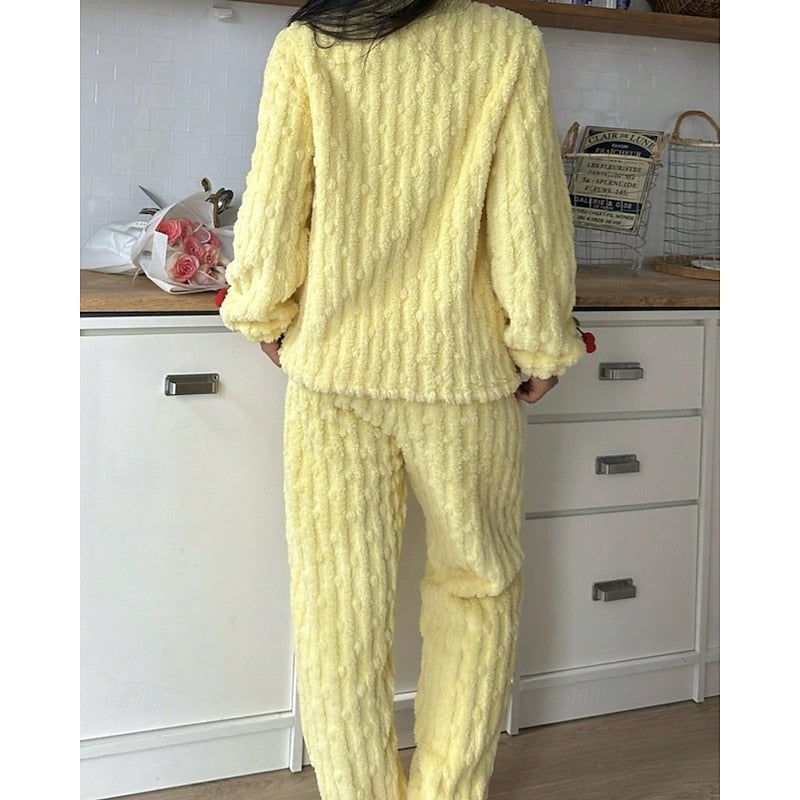 Cherry Two-Piece Set for Women, Cozy Style