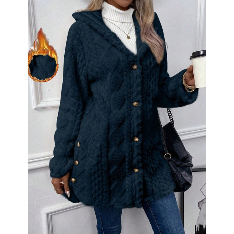 Hooded Jacket, Women's Cozy Fit