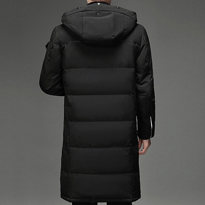 Men's Hooded Long Winter Coat