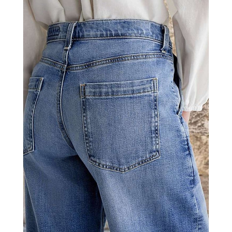 Wide-Leg Jeans, Women's Relaxed Fit