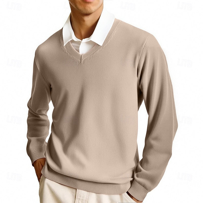 V-Neck Sweater, Men's Classic Fit