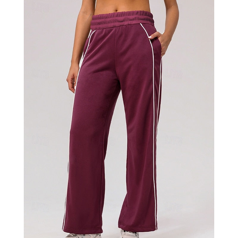 Side-Stripe Joggers, Women's Relaxed Fit