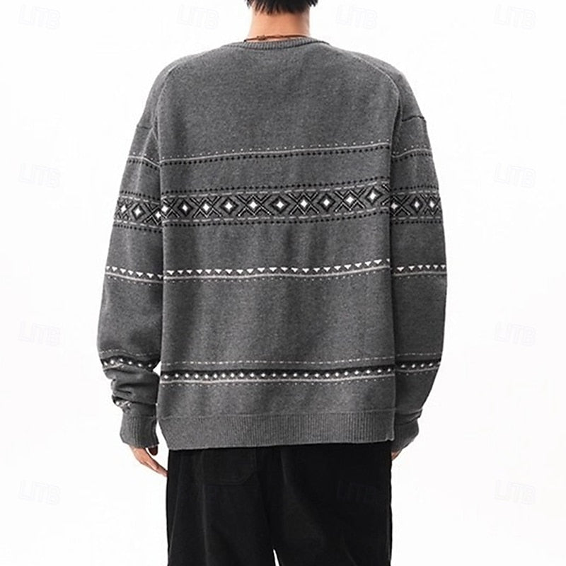 Christmas Patterned Cardigan for Men
