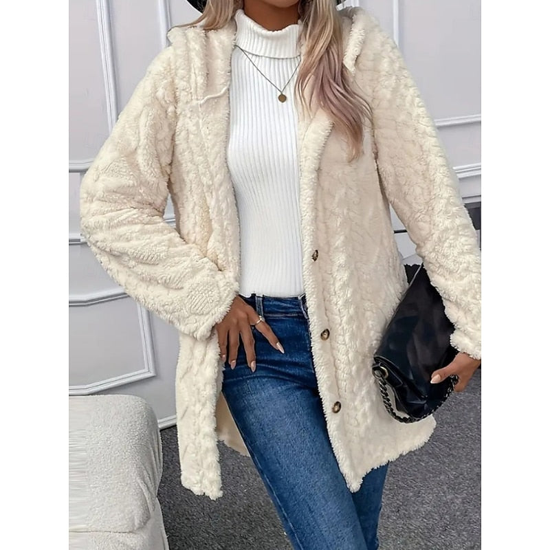 Hooded Jacket, Women's Cozy Fit