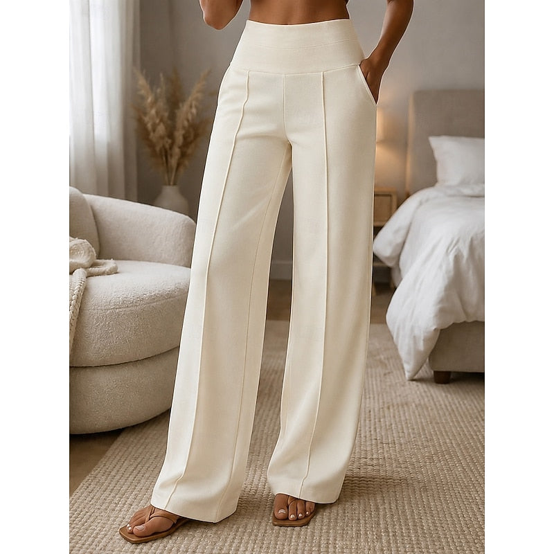 Wide-Leg Pants for Women, Tailored Style
