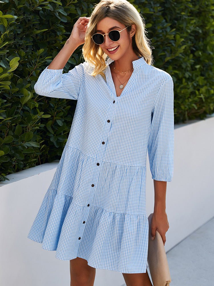 Flowy Day Midi Dress for Women, Plus Size
