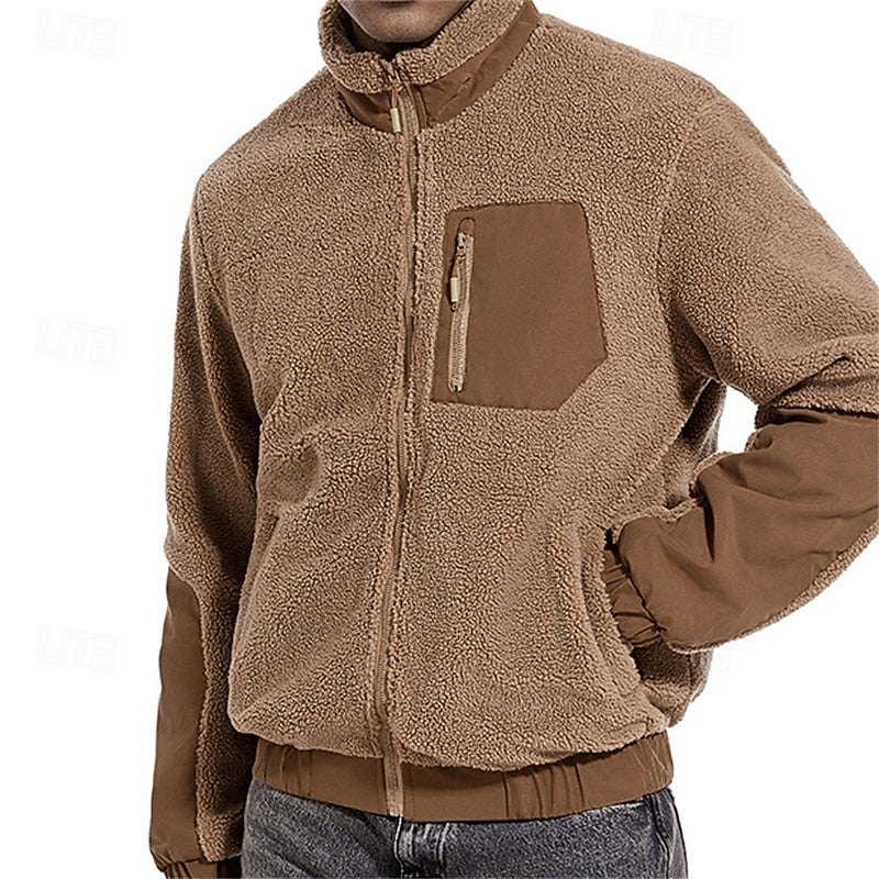 Cozy Full-Zip Fleece Jacket for Men