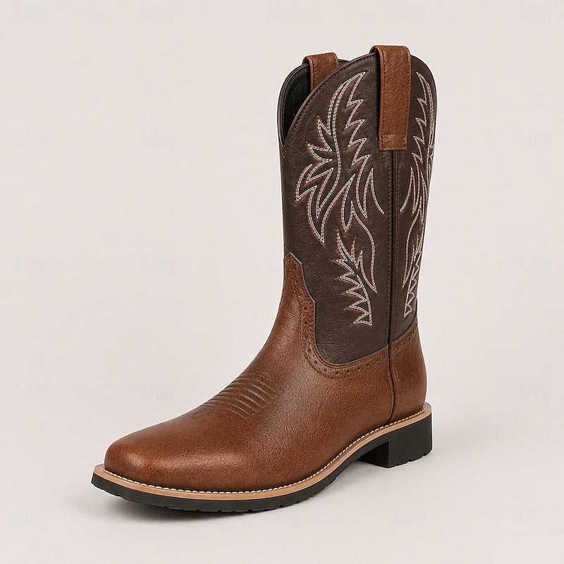 Classic Western Cowboy Boots for Men