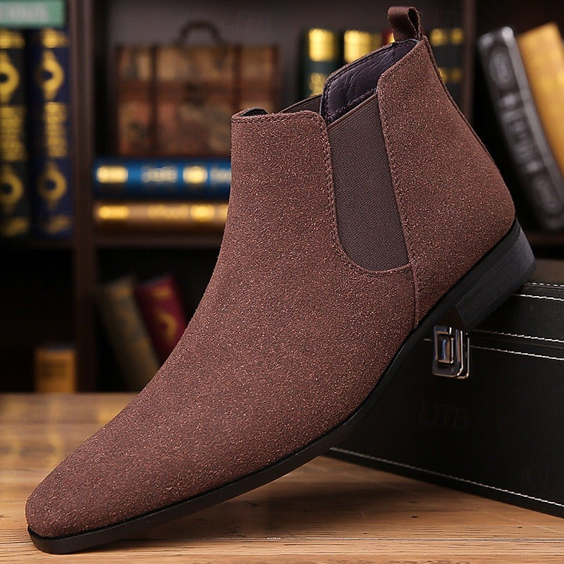 Ankle Chelsea Boots for Men, Classic Style