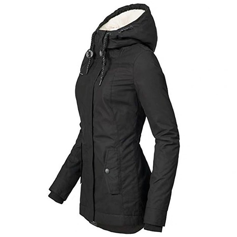 Hooded Winter Parka, Women's Cozy Fit