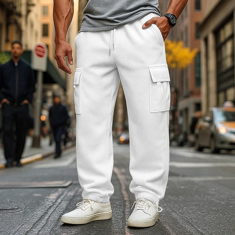Relaxed Cargo Joggers for Men, Plus Size