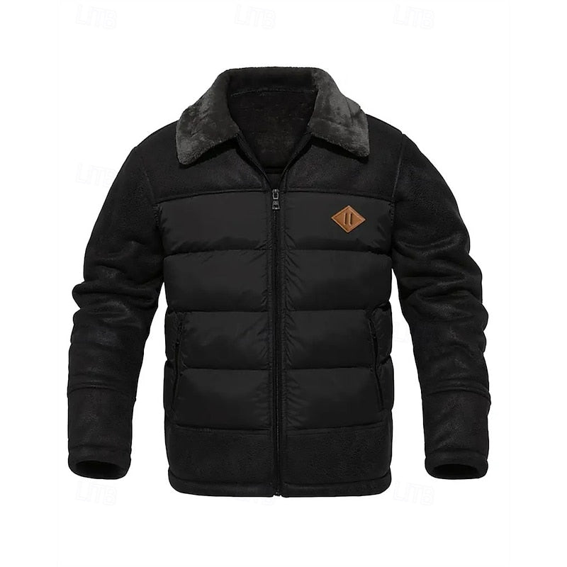 Insulated Winter Puffer Jacket for Men