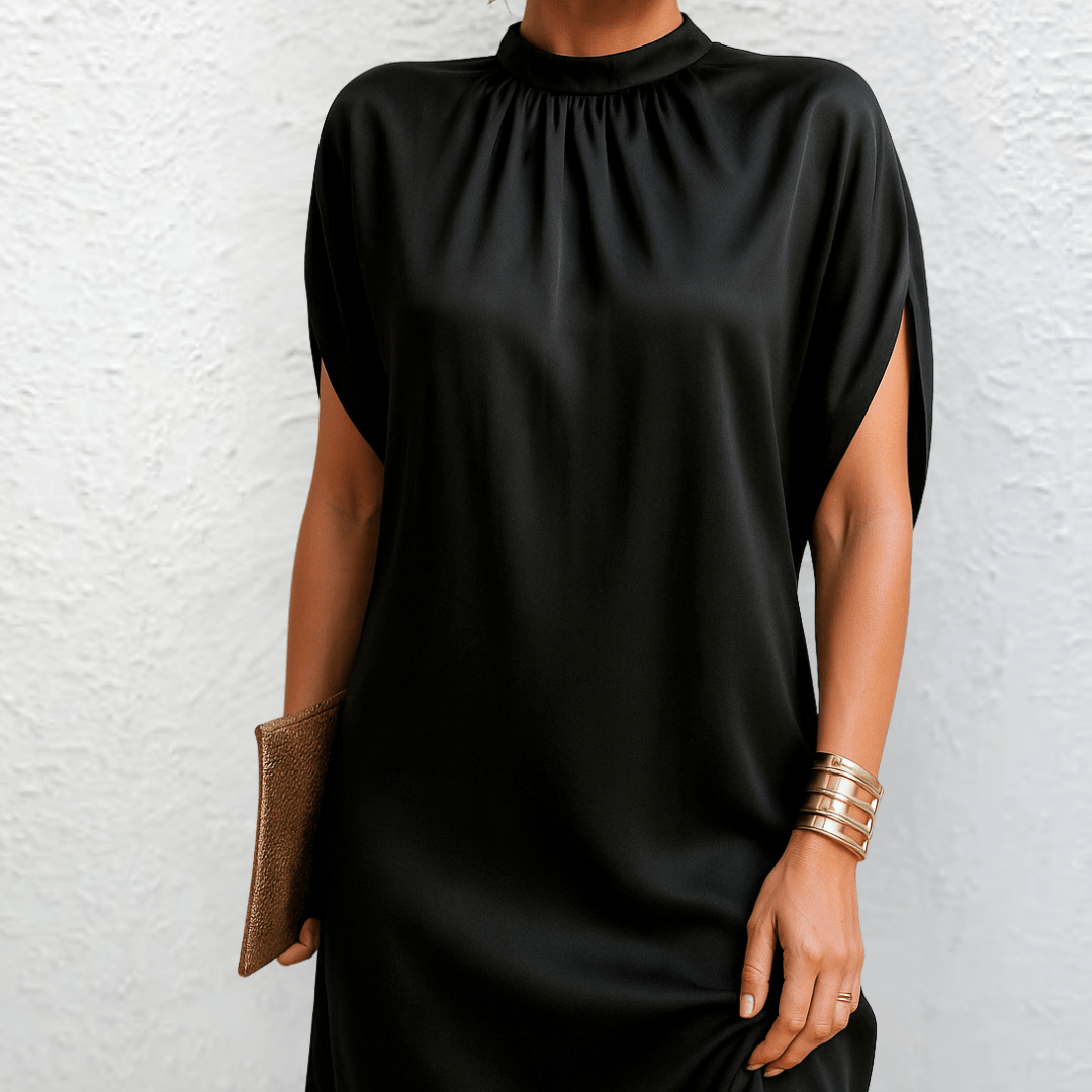 Crew Neck Dress, Women's Flattering Fit