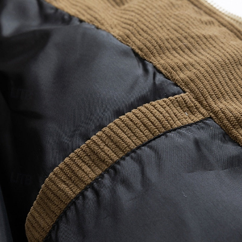 Cozy Christmas Hooded Puffer Jacket for Men