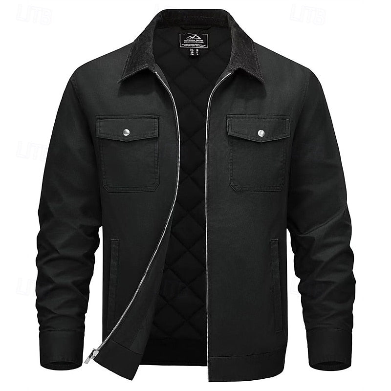 Utility Jacket for Men, Rugged Style