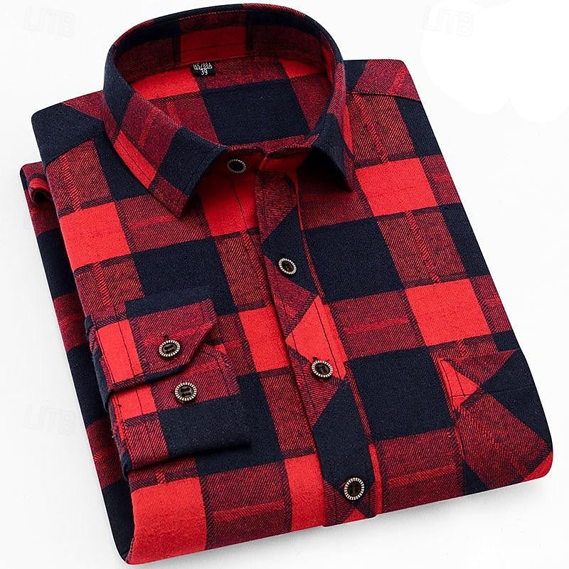Checked Overshirt, Men's Classic Fit