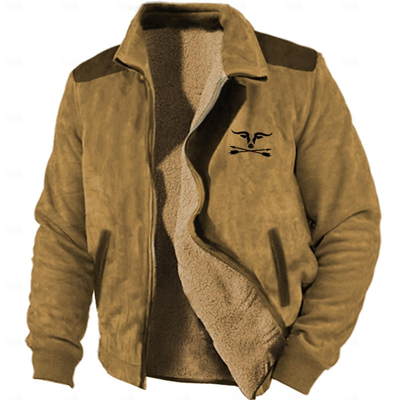 Men's Fleece-Lined Zip Jacket