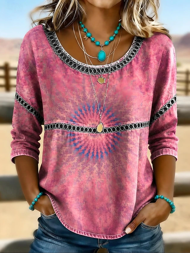 Bohemian Eyelet Top for Women