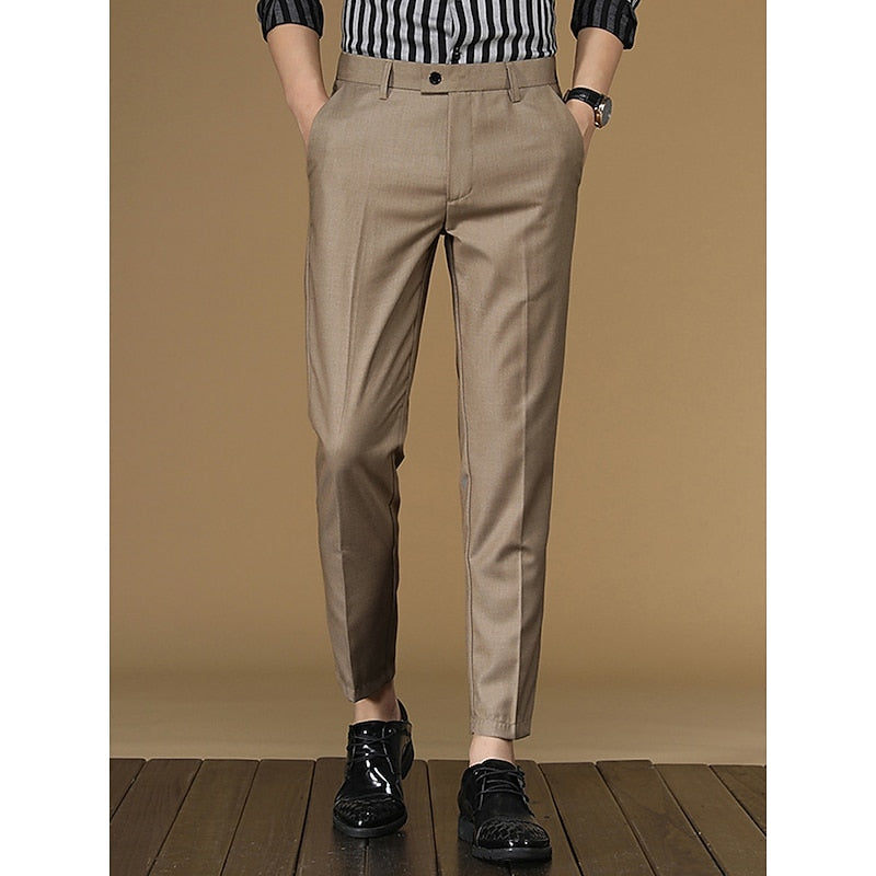 Tapered Dress Pants, Men's Tailored Fit