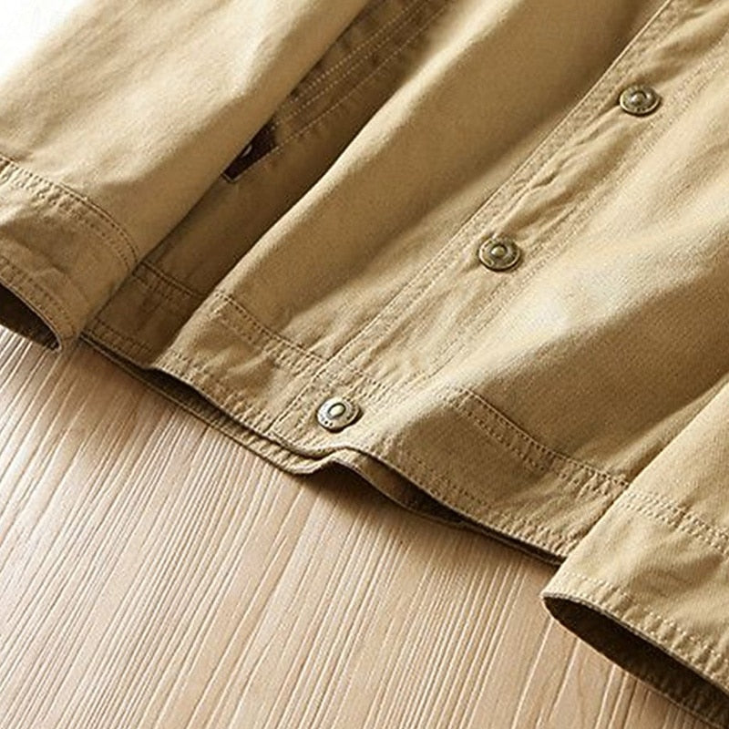 Rugged Utility Jacket for Men, Plus Size