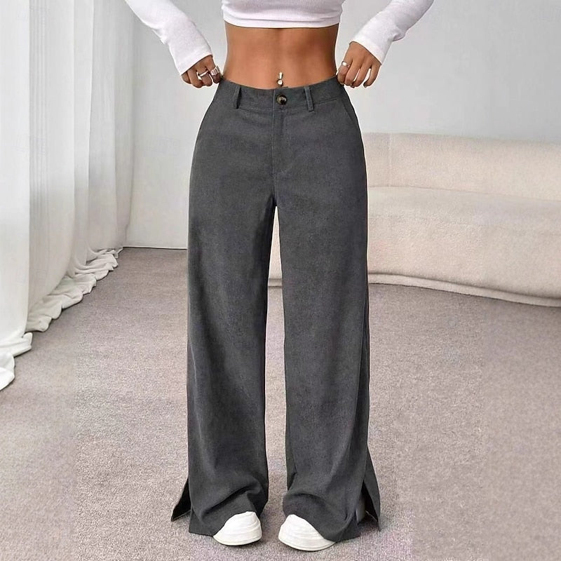 Women's High-Waist Wide-Leg Pants