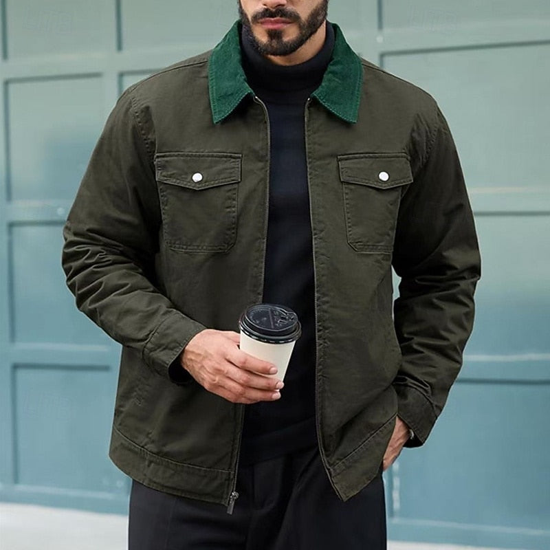 Utility Jacket for Men, Rugged Style