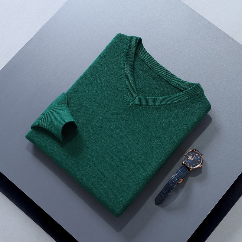 V-Neck Sweater, Men's Refined Fit