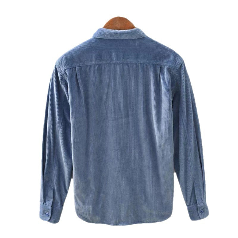 Rugged Textured Overshirt for Men, Plus Size