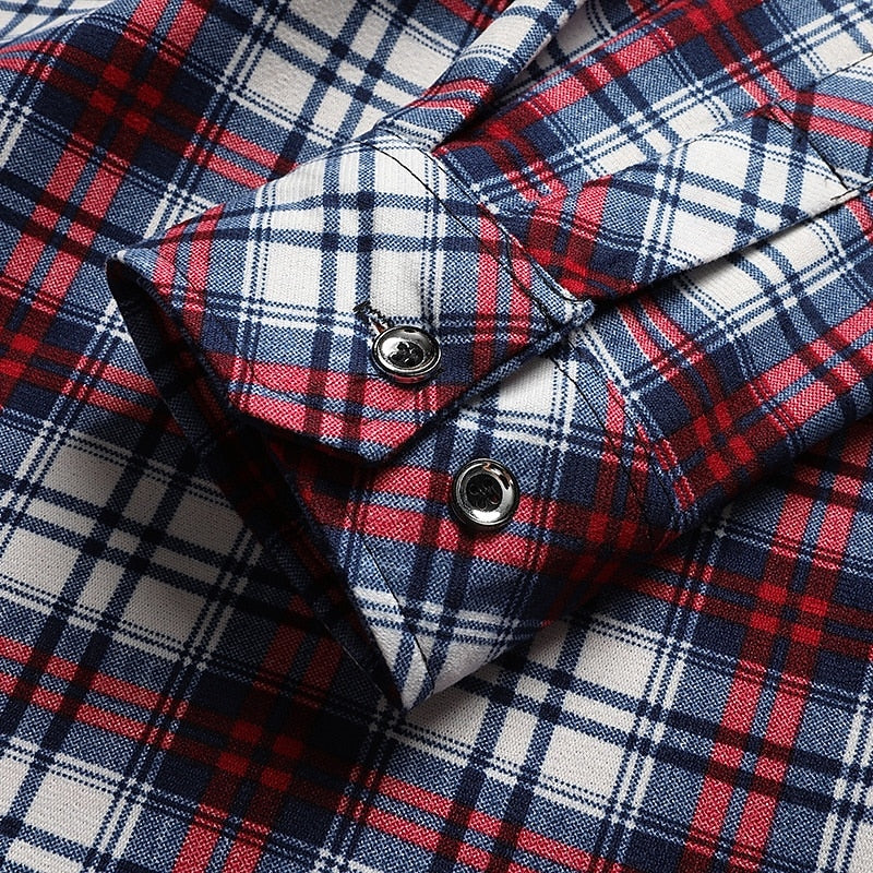 Warm Checked Shirt for Men